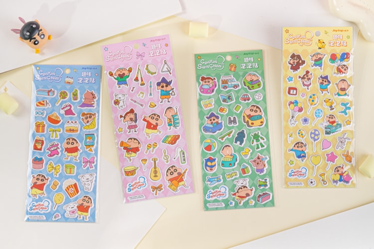 JT-101742 Crayon Shin-chan Bubble sticker  快乐小新-趣味泡泡贴