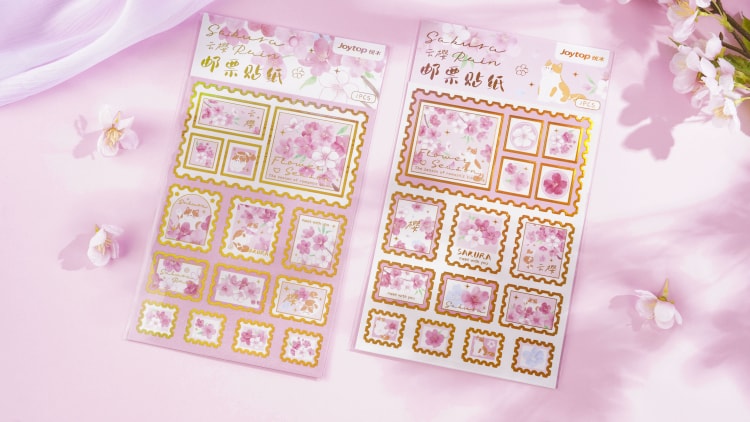 Sakura Sticker JT-101709 云樱-邮票贴纸