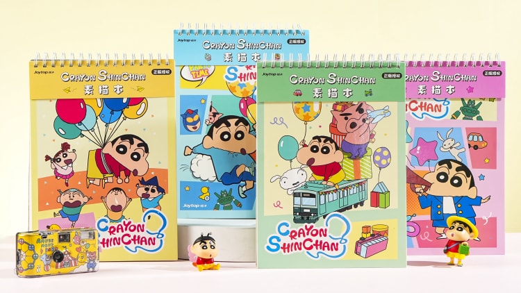 JT-101727 Crayon Shin-chan Spiral Notebook A4 快乐小新-素描本A4