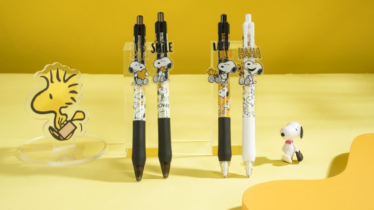 Snoopy Pencil JT-715-1 史努比-快乐推推笔按动铅笔插盒装