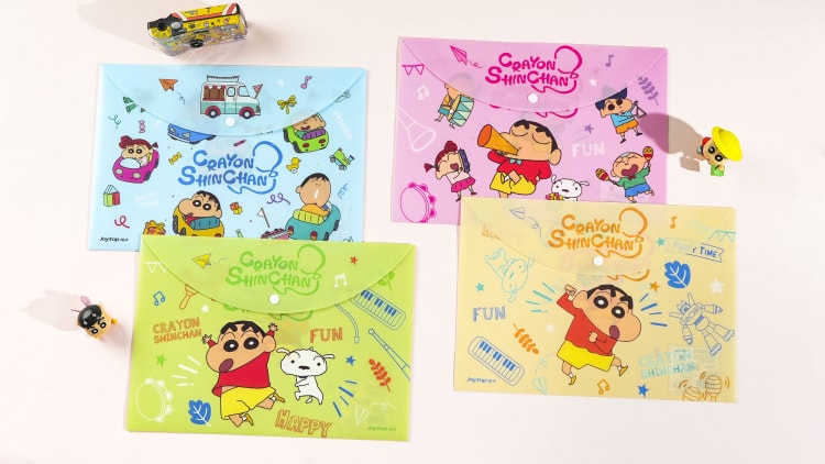 JT-101744 Crayon Shin-chan File pocket A4 快乐小新-A4按扣袋