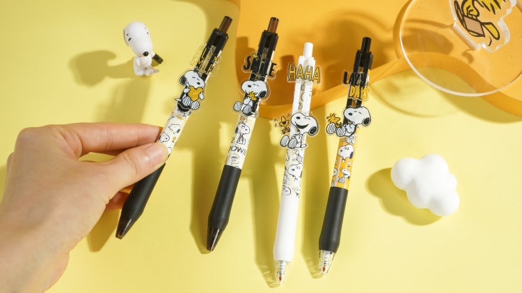 Snoopy Gel Pen JT-713-1 史努比-快乐推推中性笔架装