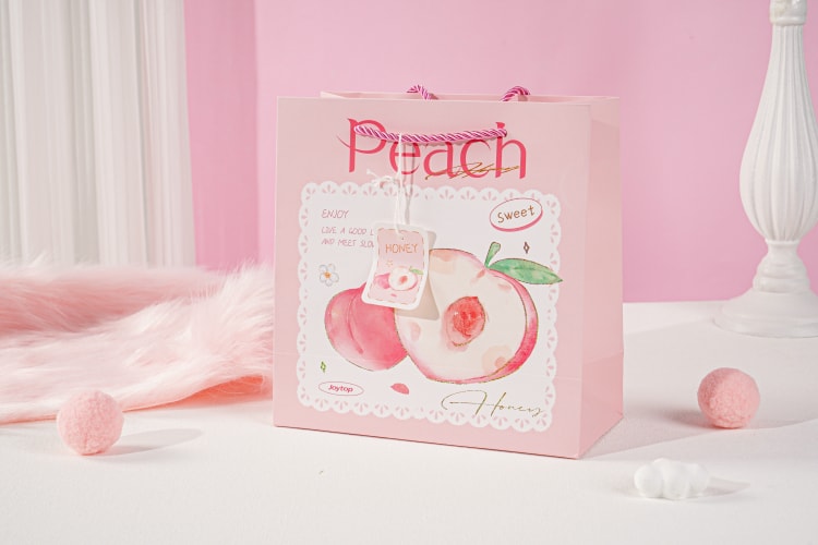 JT-101757/JT-101758/JT-102040 sweet peach gift paper bag 蜜桃集-礼品袋大/中/小