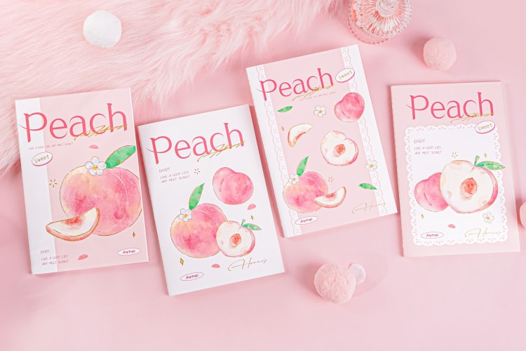 JT-101967Sweet Peach Sewing notebook A5 line inner 蜜桃集-车线本A5（横线内页）